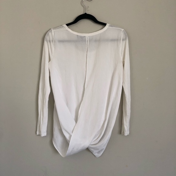 Club Monaco White Open Back Top - Picture 2 of 4